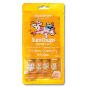 Snack Funcional Para Gatos Sunichups Cuidado Urinario Pollo