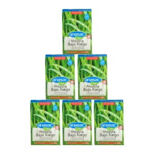 Pack 6x Semilla De Pasto Mezcla Bajo Riego 500 Gramos Anasac