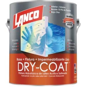 Lanco Esmalte Impermeabilizante Satinado Dry-Coat (Disponible En Blanco Satinado)