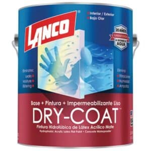 Lanco Esmalte Impermeabilizante Mate Dry-Coat (Disponible en Blanco Mate)