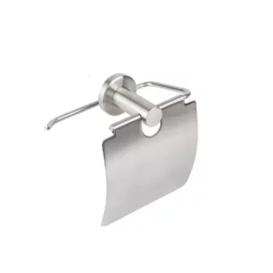 Porta Rollos Papel Higiénico Con Tapa De Acero Inoxidable