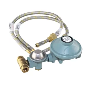 Regulador de gas 45kg doble certificado Providus con flexibles.