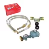Regulador de gas 45kg doble certificado Providus con flexibles.