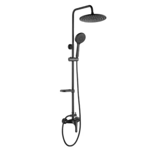 columna-de-ducha-columna-ducha-ducha-circular-columna-ducha-negra-columna-de-ducha-negra