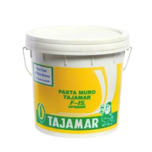 Pasta Muro Tajamar F-15 25kg, para aplicación en interiores.