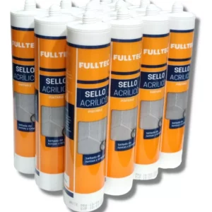 sellador acrilico pintable fulltec caja 12 und