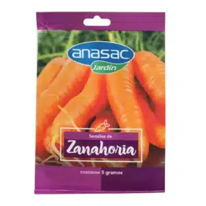 Semillas de zanahoria para siembra directa, alta nutrición.