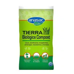 Tierra biológica compost 40 LTS compost natural jardinería ecológica