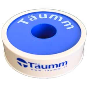 Teflon para agua Täumm 3/4" para sellado de roscas confiable en instalaciones hidráulicas.