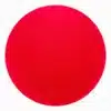 Pelota de yoga de espuma roja UK TIME para alinear la columna vertebral.