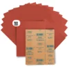 Pack de 50 un. Lijas para madera Norton A-257 lija en seco lija para masilla granos G40 a G220