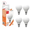 pack 5un Ampolleta mini bola LED de 6W y luz cálida con base E14 de la marca Stanford