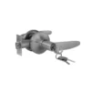 Cerradura tubular Bash de acero inoxidable y dorado para puertas de baño y oficina.