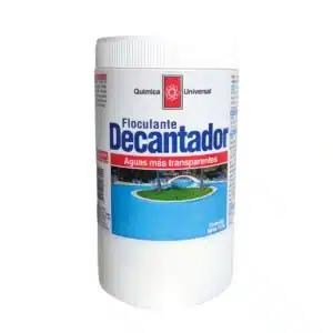 Floculante Decantador Química Universal para purificar el agua de piscina.