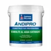 Tineta de Esmalte al Agua Andipro Satinado Blanco de Sherwin Williams, 4 galones