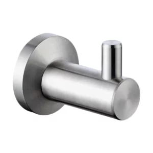 Perchero de baño Taumm en acero inoxidable con diseño minimalista. Colgador de Toallas