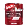 Lanco Anticorrosivo Primer Óxido, base roja protectora para metal.