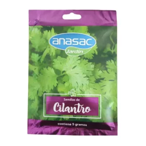 semilla de Cilantro Anasac, sobre de 5 gramos