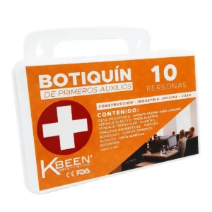 Botiquín de primeros auxilios Kbeen para 10 personas en caso de emergencia