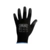Guantes de seguridad Multiflex J170 con palma recubierta de Poliuretano (PU) gris o negro.