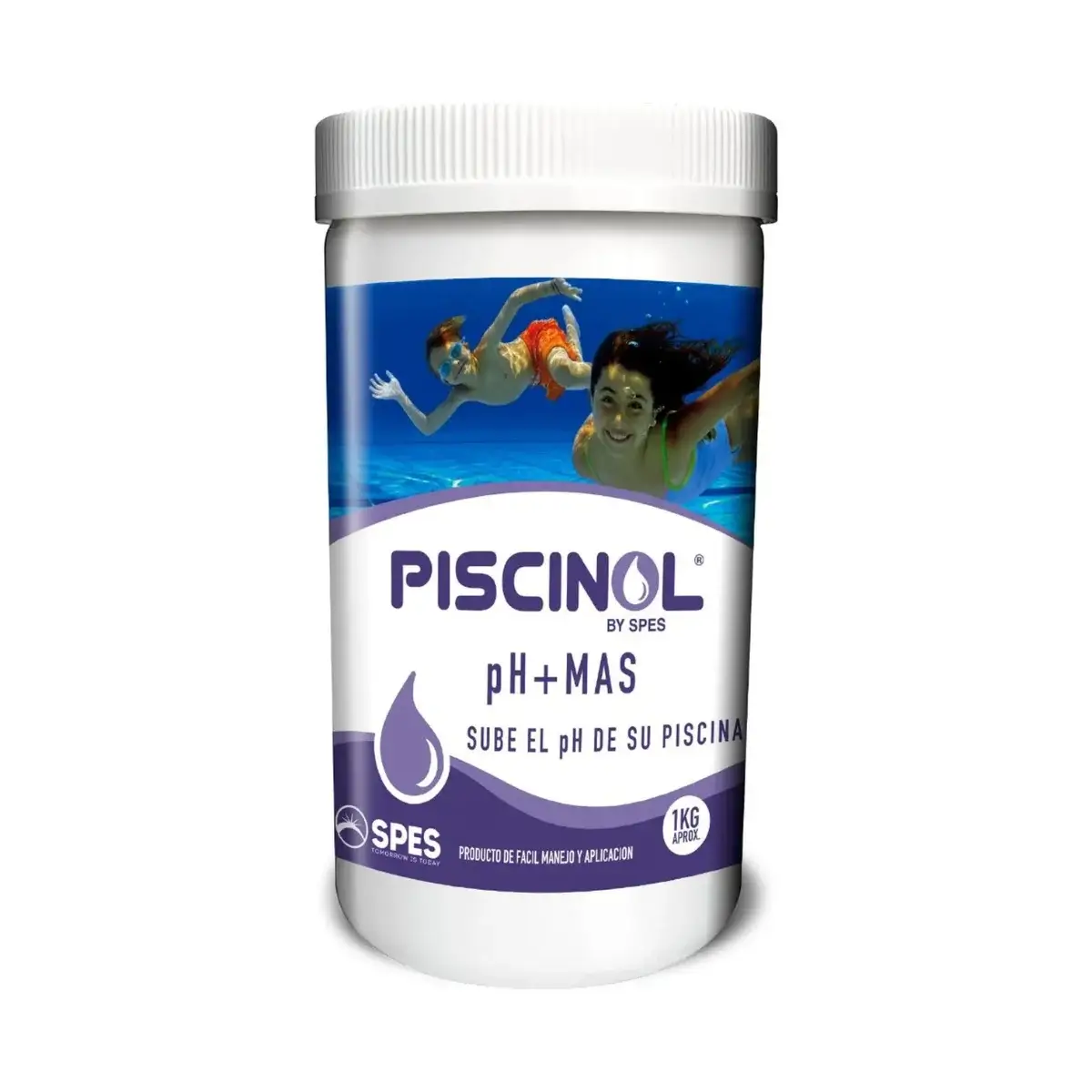 PISCINOL SUBE PH FRASCO 1 KG 406010640 Sube pH Piscinol en polvo para piscinas, ajuste de alcalinidad.