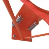Aro de basquetbol profesional color naranja con dos resortes elásticos, fabricado en acero macizo de 45 cm de diámetro.