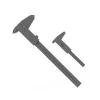 Set de 2 Pie de Metro Calibrador (vernier) fabricados en plástico, uno de 9 pulgadas y otro de 4 pulgadas.
