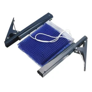 Malla de Ping Pong de Nylon de 180 cm con sistema de soporte tipo pinza fabricado en acero.