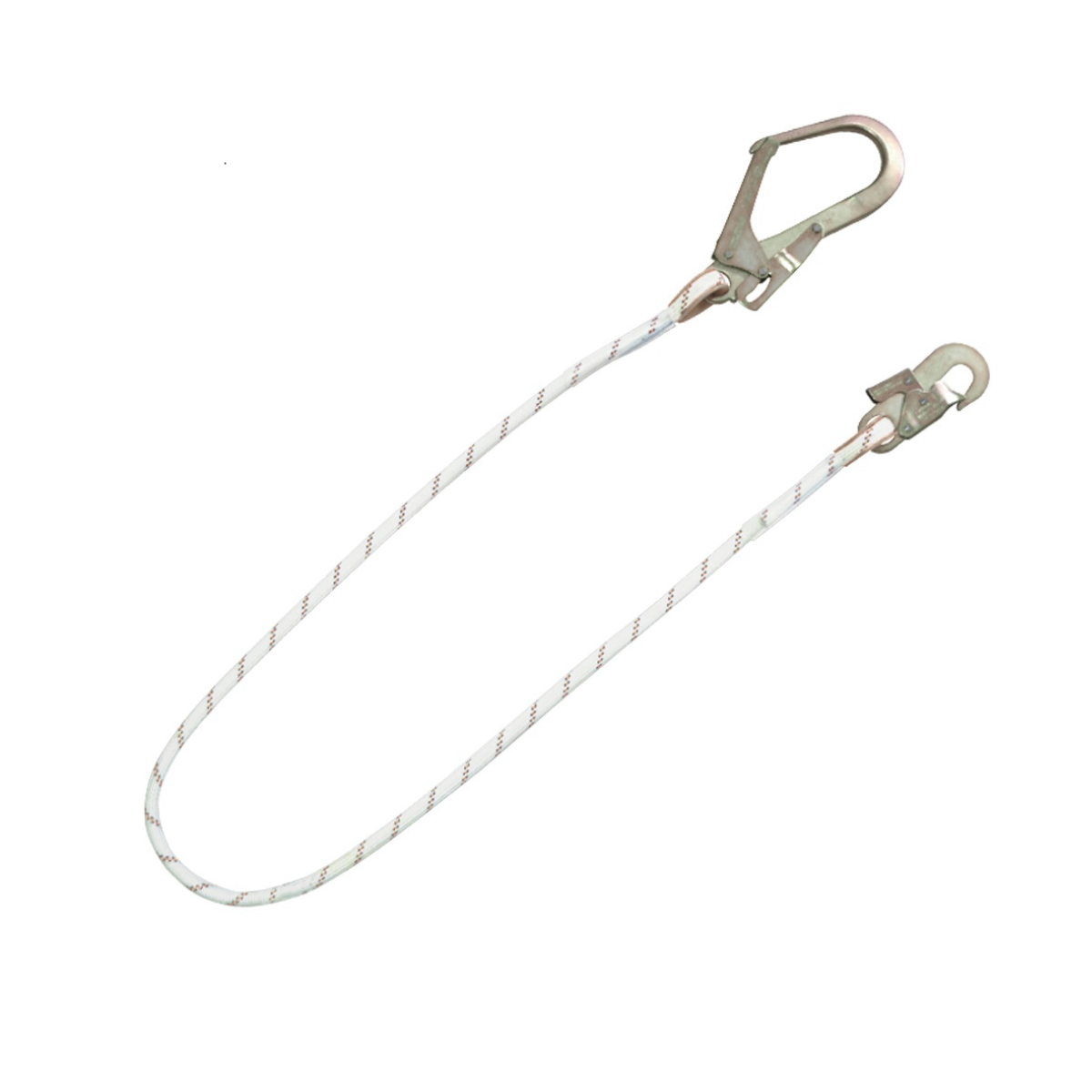 CABO DE VIDA GANCHO ESCALA KL-8200 Cabo de vida KBEEN KL-8200 con gancho escala y protección termo contraíble, elemento de amarre para posicionamiento