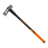 Hacha profesional Truper TJR-8FX de 8 libras para rajar madera con mango de fibra de vidrio de 91 cm de largo.