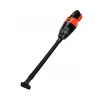 Aspiradora inalambrica de mano Yato de 18V con potencia de 3.8 kPa, incluye batería, cargador y accesorios para limpieza de autos y hogar.