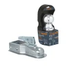 Kit de remolque Truper de 2000 lb con acoplador de acero galvanizado y bola cromada de 1 7/8 pulgadas, certificado SAE J684.
