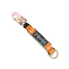 Amortiguador de caída corto marca Kbeen modelo KL-8300 con mosquetón y argolla de acero.