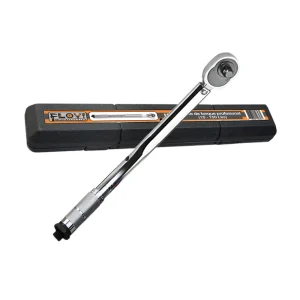 Llave de torque dinamométrica Flovi de 1/2 pulgada con maleta de transporte.